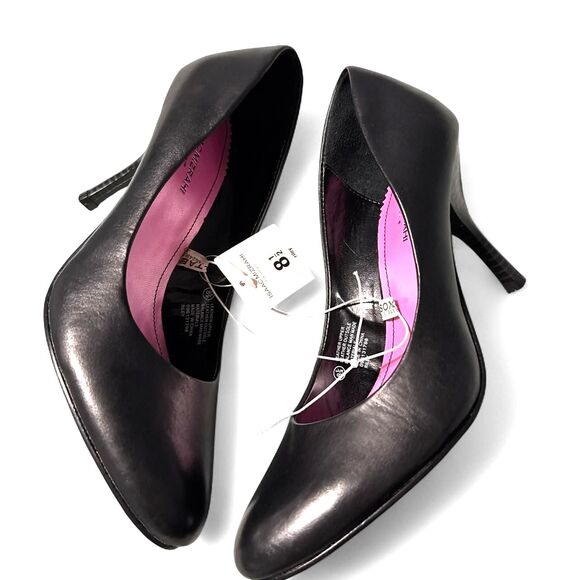 Isaac-Mizrahi Riley Women's Black 8.5 heels Pumps glamour vintage 2000's New - Picture 7 of 7